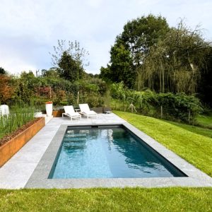 Piscine-corten-plantes-design-moderne-plongeons-jardin-pente-eau-magnifique